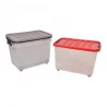 BOX CLIP AVEC ROULETTES 75L
