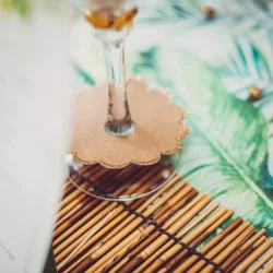 CHEMIN DE TABLE CANISSE NATURELLE