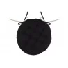 DUO GALETTE RONDE 38CM NOIR/LIN