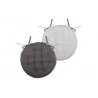 DUO GALETTE RONDE 38CM GRIS/PERLE