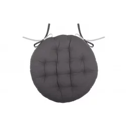 DUO GALETTE RONDE 38CM GRIS/PERLE