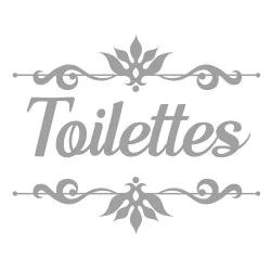 STICKER PORTE TOILETTES