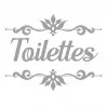 STICKER PORTE TOILETTES STICKER PORTE TOILETTES