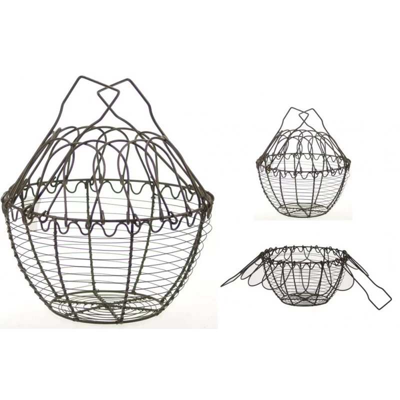 PANIER A SALADE DECORATIF D25 H14CM