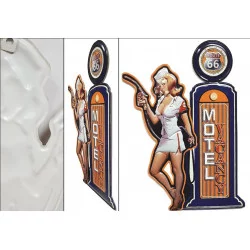 DECO. MURALE METAL 48X65CM "MOTEL"