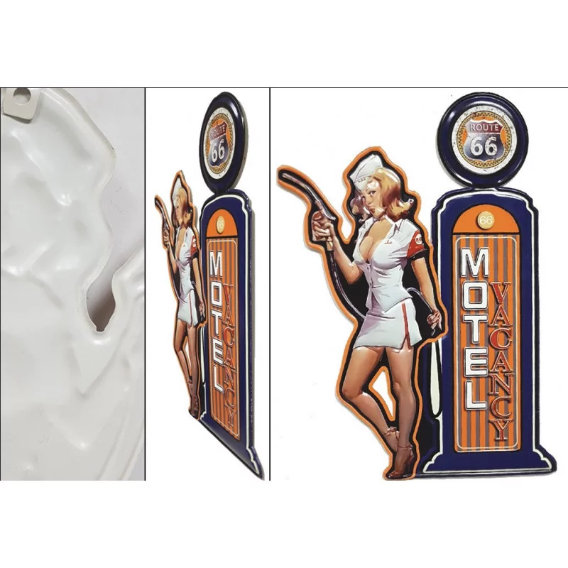 DECO. MURALE METAL 48X65CM "MOTEL"