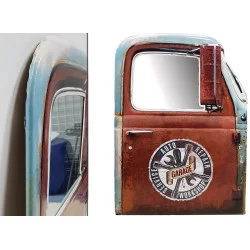 DECO. METAL PORTE MIROIR "VINTAGE"
