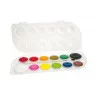PEINTURE À L'EAU X12 COULEURS + 1 PINCEA