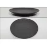 Assiette Perou Noire Diamètre 26cm En Grès