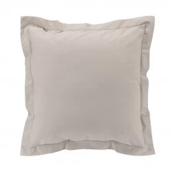PERCALE TAIE D'OREILLER NATUREL 63x63CM