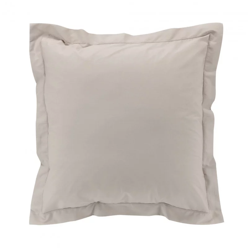 PERCALE TAIE D'OREILLER NATUREL 63x63CM