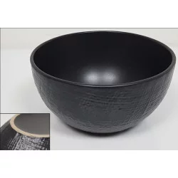 BOL PEROU D14CM NOIR EN GRES