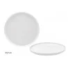 ASSIETTE PLATE BLANCHE PLANE 27CM PORCEL