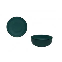 ASSIETTE CREUSE NORDIC OLYMPE 15CM GRES