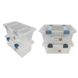 BOITE PLASTIQUE PUZZLE BOX 3L-4 COUL