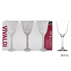 3 VERRES A PIED VIVALDI 29.5CL