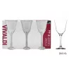 3 VERRES A PIED VIVALDI 29.5CL