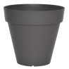 BAC PATIO ROND 50 GRIS PAILLETE