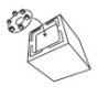 SUPPORT 6 ROULETTES D26,5 BLANC SUPPORT 6 ROULETTES D26,5 BLANC