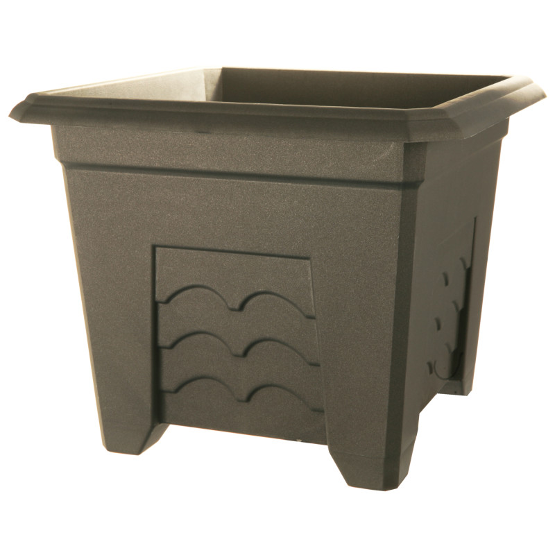 BAC A FLEURS TERRISSIMA 39x39 GRIS PAIL BAC A FLEURS TERRISSIMA 39x39 GRIS PAIL