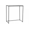 CONSOLE MONDE METAL 60X30X67CM NOIR
