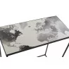 CONSOLE MONDE METAL 60X30X67CM NOIR CONSOLE MONDE METAL 60X30X67CM NOIR