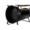 TABLE BASSE BARIL NOIR 90,2X50,2X70CM ME