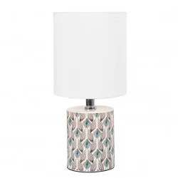LAMPE CYLINDRE CERAMIQUE AUTOMNE ABAT JO