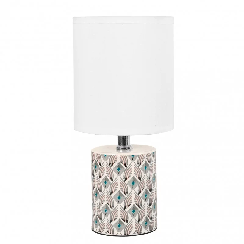 LAMPE CYLINDRE CERAMIQUE AUTOMNE ABAT JO