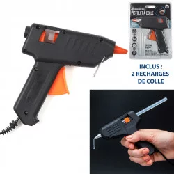 PISTOLET A COLLE CHAUDE GM ET 2 RECHARG