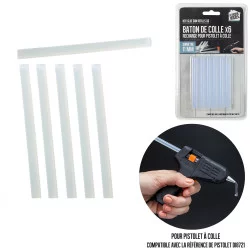 RECHARGE PISTOLET A COLLE CHAUDE X6