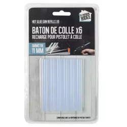 RECHARGE PISTOLET A COLLE CHAUDE X6