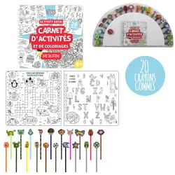 CAHIER D ACTIVITES CRAYON X20 GOMME X20
