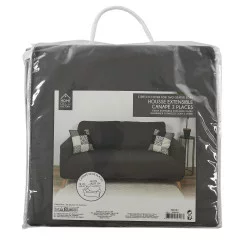 HOUSSE EXTENSIBLE CANAPE DEUX PLACES GRI