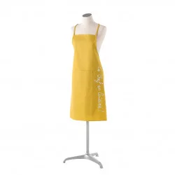 TABLIER CUISTOT JAUNE +POCHE 60x84cm