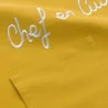 TABLIER CUISTOT JAUNE +POCHE 60x84cm
