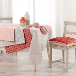 3 SERVIETTES DE TABLE INITIA GRIS 40 x 4