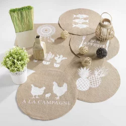 SET DE TABLE APPETITO 30 x 45 CM JUTE IM