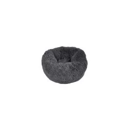 COUSSIN FLUFFY ANTHRACITE ROND APAISANT