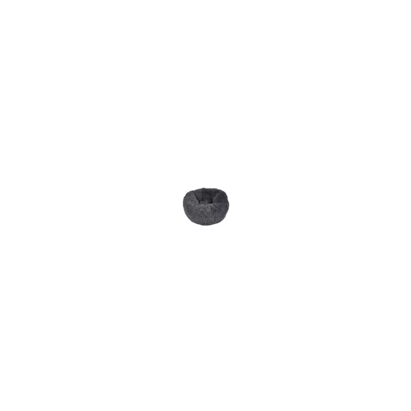 COUSSIN FLUFFY ANTHRACITE ROND APAISANT