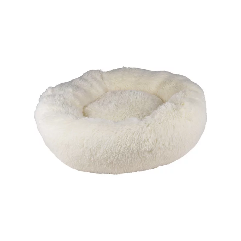 COUSSIN FLUFFY ECRU ROND APAISANT D75*24