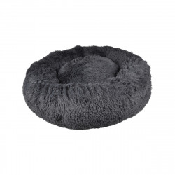 COUSSIN FLUFFY ANTHRACITE ROND APAISANT