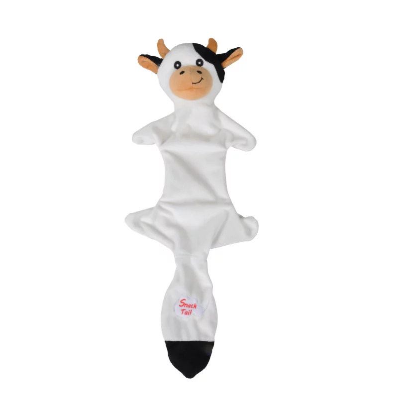 JOUET PELUCHE VACHE FRIANDISES A CACHER