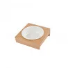 GAMELLE + SUPPORT BAMBOU PM D12CM 14*14C