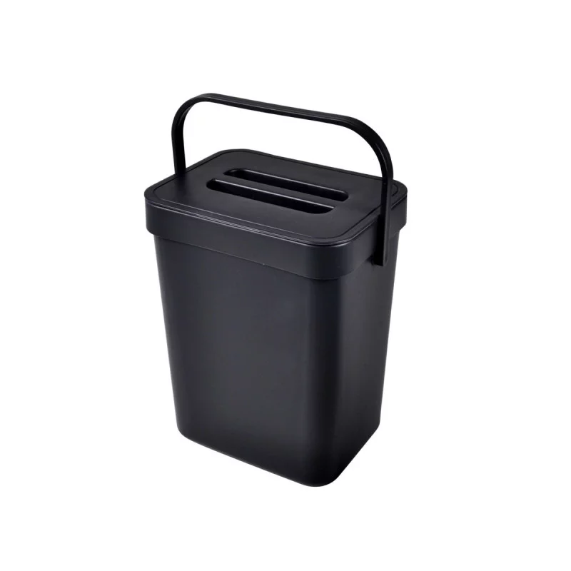 POUBELLE COMPOST ANTHRACITE 5L- A SUSP