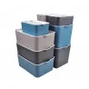 BOX BLEU PAON 16L 40x27xH.15CM AVEC COU