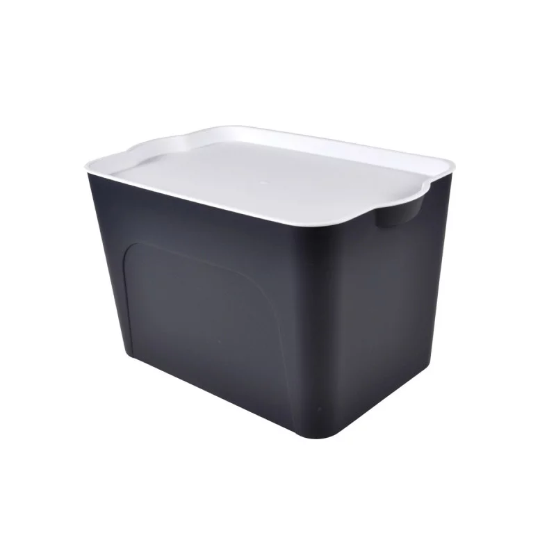 BOX ANTHRACITE 26L 40x27xH.24,5CM AVEC