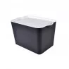 BOX ANTHRACITE 26L 40x27xH.24,5CM AVEC