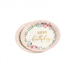 ASSIETTES X6 BOHO CHAT D18,5CM