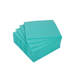 SERVIETTES COCKTAIL X40 VERT MENTHE 25*2